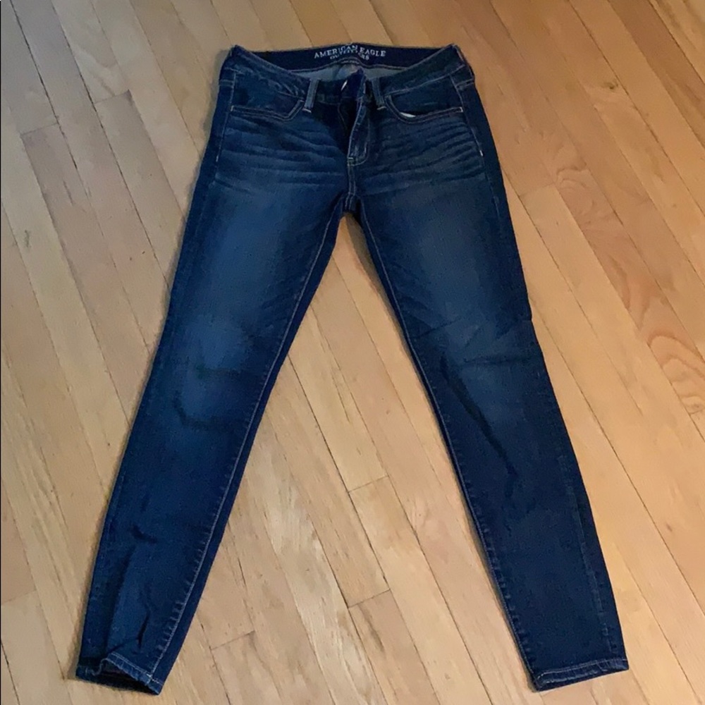 Dark Washed Super Stretch Jeans
